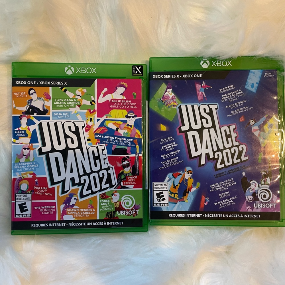 Bundle of 2 Xbox Games - Just Dance 2021 and Just Dance 2022 for Xbox One